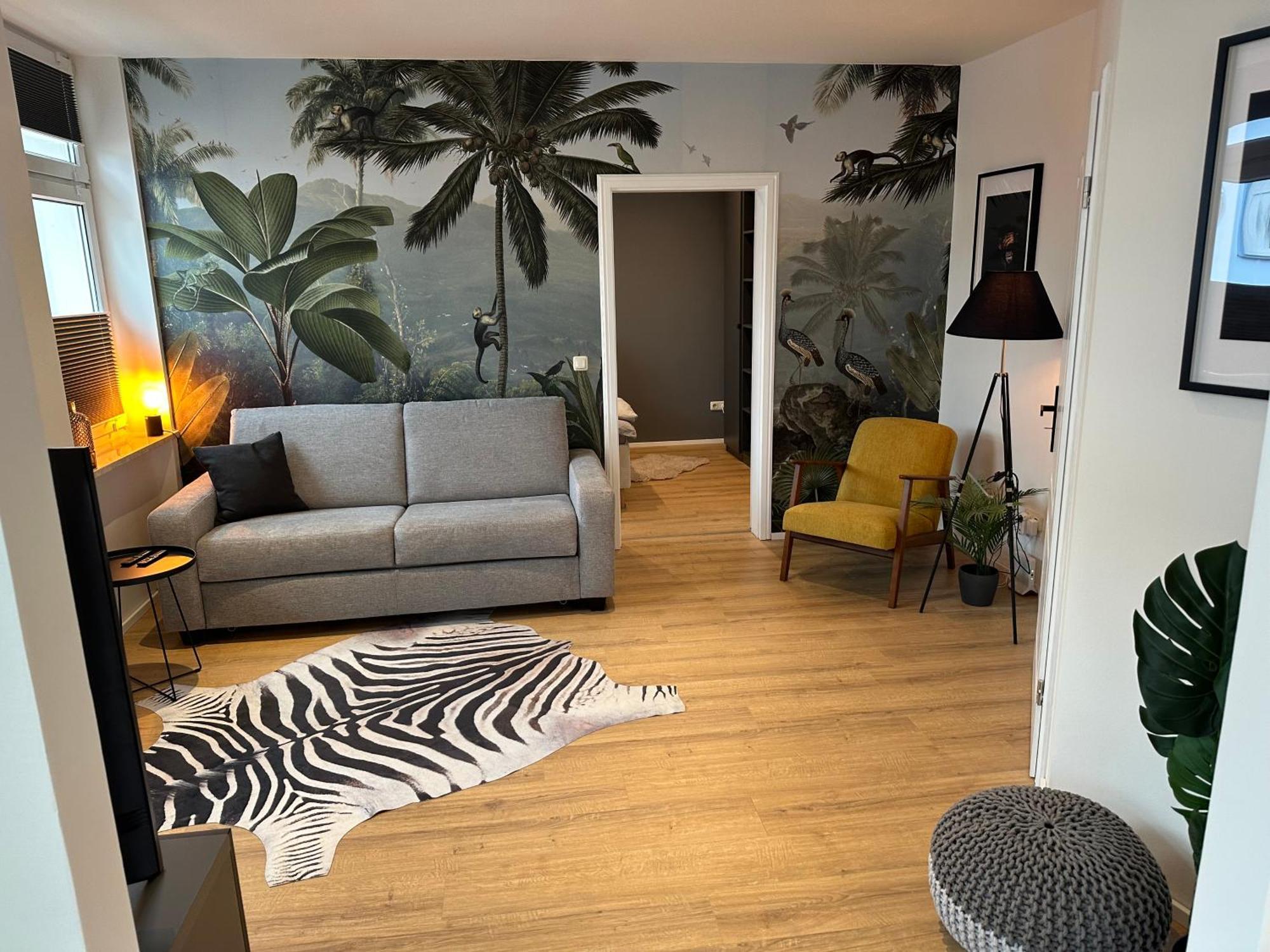 Moderne 50 Qm Unterkunft Monkey Rostock Zewnętrze zdjęcie